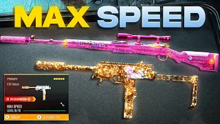 *NEW* MAX SPEED Loadout in Warzone! (KAR98K & FJX HORUS)