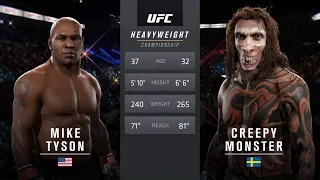 Mike Tyson vs. Creepy Monster - EA Sports UFC 2 - Boxing Stars 🥊