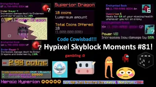 HOLY COINS (hypixel skyblock moments #81)