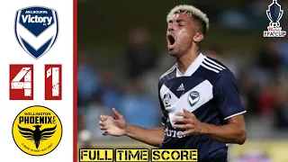 Melbourne Victory vs Wellington Phoenix Live Score Updates No Highlights - FFA Cup Today 2022 FT