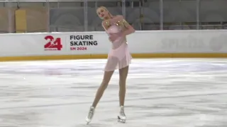 Kimmy REPOND - Short Program - Swiss figure skating championship title in 2024