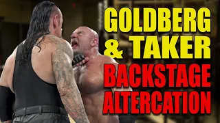 Goldberg & Undertaker Had An Altercation Backstage - Backstage Heat After WWE Super Showdown 2019