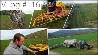 FarmVLOG#116: APV GS600 Striegel Test & Gärreste im Weizen mit Deutz 9340TTV und KUMM Fass