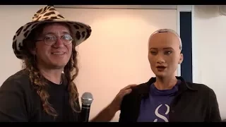 VIDEO Interview: SingularityNET's Dr Ben Goertzel, robot Sophia and open source AI