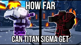 How Far Can Titan Sigma Man Get In Endless Mode?? (Toilet Tower Defense)