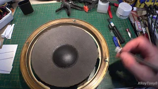 Replacing a Speaker Surround  (A.K.A. Re-foaming a Speaker) - Two Different Methods