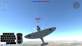 1vs1 war thunder - BF 109 E4 vs Spitfire Mk Vb/trop