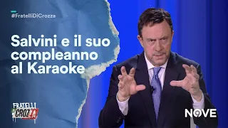 Crozza Salvini "Posso cantare De Andrè al mio compleanno?"