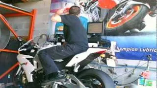 RSV4 dyno run with slipon