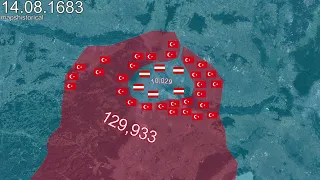 Battle of Vienna in 1 minute using Google Earth
