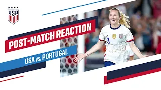 POST-MATCH REACTION: Samantha Mewis | USWNT vs. PORTUGAL | 06-10-21