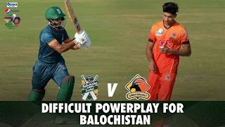 Difficult Powerplay For Balochistan | Sindh vs Balochistan | Match 29 | National T20 2021 | MH1T