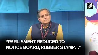 “Parliament reduced to notice board, rubber stamp…” Shashi Tharoor’s jibe at Centre