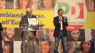 Partito Democratico e Matteo Renzi a Piazza del Popolo Maggio 2014