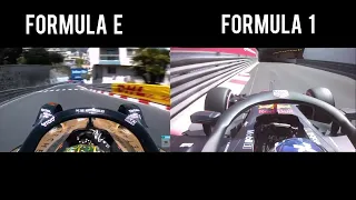 Formula E x Formula 1 | Monaco Grand Prix (Comparison)