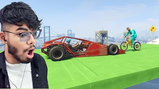 Car vs Car in 99999 Stairs in GTA 5!