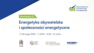 Seminarium OTE #1: Energetyka obywatelska i społeczności energetyczne