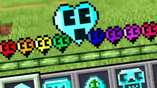 Turning Myself into Hearts in Minecraft