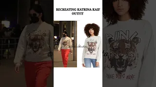 💥 RECREATING KATRINA KAIF OUTFIT 😍😍 #shorts #katrinakaif #youtubeshorts #viral