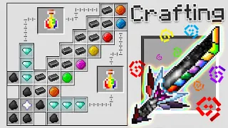 Crafting an *OP* Infinity Sword in Minecraft (Insane Craft)