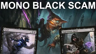 BACK IN BLACK! Legacy Mono-Black Scam. Stalactite Stalker, Grief Reanimate Aggro-Stompy. MTG