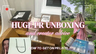 PR UNBOXING & HOW TO GET ON PR LISTS