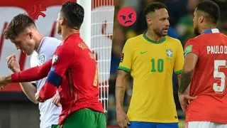 FIFA World Cup 2022 Qualification Round Fights and Angry Moments