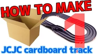 【How to make】Tamiya Mini 4WD JCJC cardboard track 【Part.1】