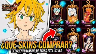 MASIVO DESCUENTO DE SKINS LLEGÓ!!! 💎 TOMA LA MEJOR DECISIÓN! 🙂 | Seven Deadly Sins: Grand Cross