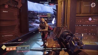 Lord Shaxx's reaction to 50 killstreak