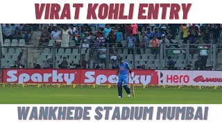 Virat Kohli Enters Wankhede Stadium Mumbai | Crazy Fanbase