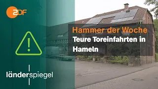 Teure Toreinfahrten in Hameln | Hammer der Woche vom 10.06.2023 | ZDF