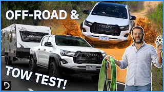 Can The Toyota HiLux GR Tow And Go Off-Road? | In-depth Review | Drive.com.au
