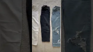 Best jeans for a capsule wardrobe pt 1 | #shortsyoutube #smallcloset #bestdenim