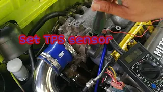 Cara set TPS sensor 4GXX l Mitsubishi l Proton l