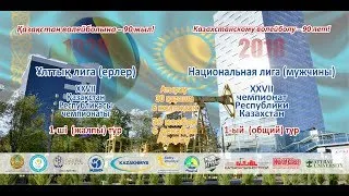 VC Altay - VC KazChrome. Volleyball National League of Kazakhstan (men). 1st tour