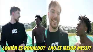 MrBeast en PROBLEMAS tras decir que MESSI es MEJOR que CRISTIANO RONALDO