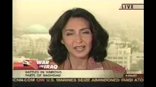 News coverage during the US invasion of Iraq, April 7-10 2003 part 1 - CNN