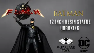Batman 12in Resin Statue (The Flash Movie) Unboxing