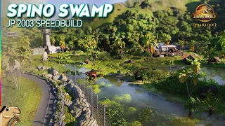 Spinosaurus Swamp Habitat - Jurassic Park 2003 - JWE 2 Speedbuild