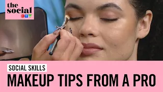 Makeup tips from a pro! | The Social