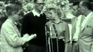 Marilyn Monroe And Arthur Miller Press Conference After Death Of A  Journalist June 1956