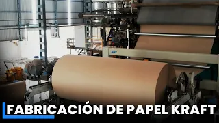 Fabricación de papel kraft marrón | Fábrica de Papel Kraft | Proceso de fábrica