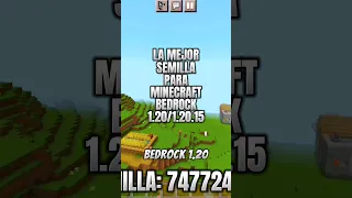 LA MEJOR SEMILLA/SEED PARA MINECRAFT BEDROCK (PE) 1.20 | BEST SEEDS FOR MINECRAFT 1.20.15 | Parte 3