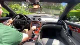2003 Mercedes SL55 AMG Driving Video