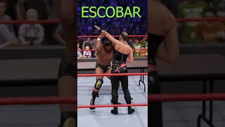 Santos Escobar Puts Rhea Ripley (MAMI)Through TheTableWith FaceBuster #shorts #wwe2k22 #wwe #wwe2k23