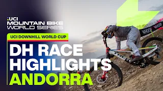 Women's UCI Downhill World Cup Race Highlights Andorra | UCI Mountain Bike World Series