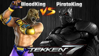 PirateKing |Armor King| VS BloodKing -Tekken7 Online Session - Friendly Match