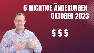 Rentner aufgepasst: 6 wichtige Änderungen im Monat Oktober 2023!