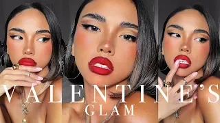 VALENTINE'S DAY GLAM! or for any day you want lol 🥰 v sultry makeup tutorial